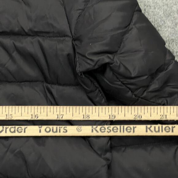 Eddie Bauer Jacket Kids Large Black Hooded Puffer Down Winter Coat Warm - Picture 11 of 12